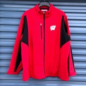Fleece Jacket . Size: 3XL (54-56) Full Zip Ski or Snowboard . Wisconsin Badgers